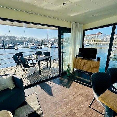 Exklusives Ostsee-Hausboot, Kueche Mit Spueler, Tv, Grosse Sonnenterrasse, 3X Kostenfreie Kfz-Parkplaetze, Klimaanlage, Bis Zu 6 Personen, 2X Baeder, Waschmaschine Boltenhagen  Bagian luar foto